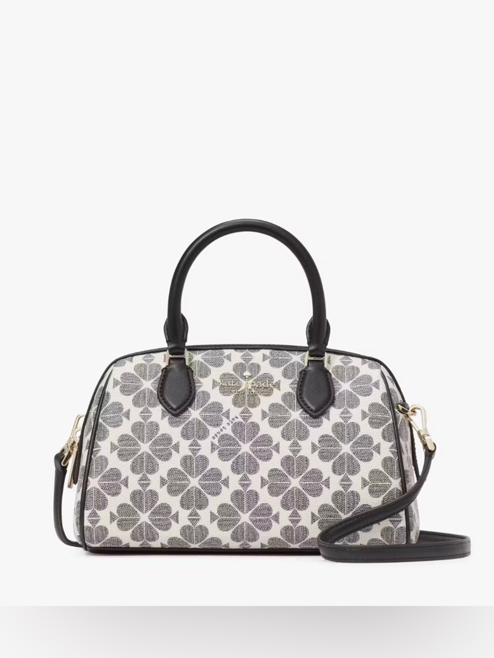 New KATE SPADE Spade Flower Small Dolly Duffle Crossbody Bag - Black Multi